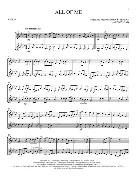 All Of Me John Legend Piano Sheet Music / All Of Me Sheet Music Piano Voice Guitar Pdf Download ...