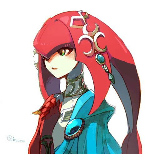 Legend of Zelda Breath of the Wild art > Zora Champion Princess Mipha | Zelda personajes ...