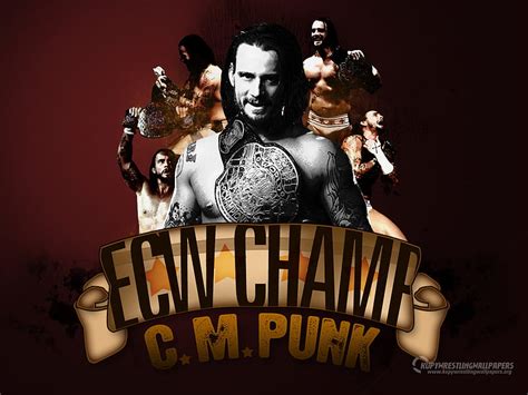 CM Punk ECW Champion, nexus, wwf, wwe, ecw, punk, cm, HD wallpaper | Peakpx