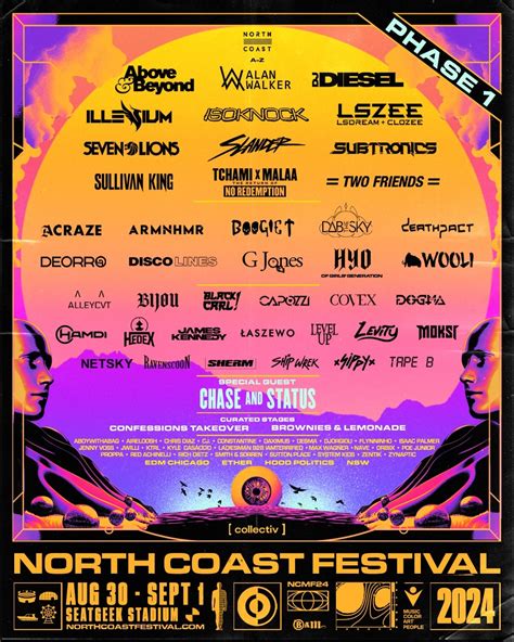 North Coast Music Festival Drops 2024 Lineup With Above & Beyond, ILLENIUM, Subtronics + More ...