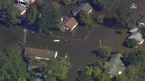 Aerial Footage Shows Extensive North Carolina Flooding - NBC News