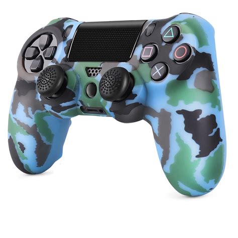 PS4 Controller Silicone Gel Protector Skin Cover - Camo Blue | AYOUB COMPUTERS | LEBANON