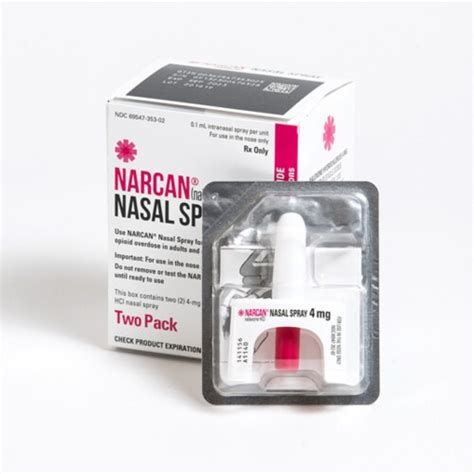 Narcan Nasal Spray 4mg (2 Pack) - OTC, 1 (2 pack) - Kroger