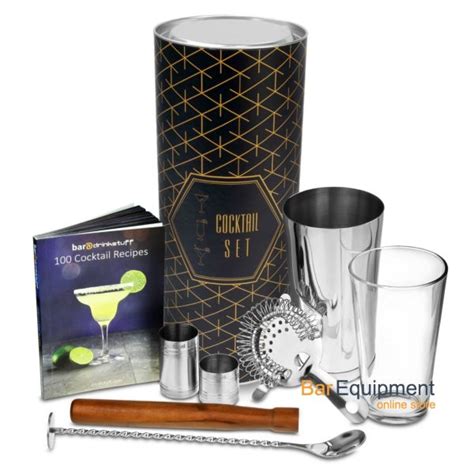 Premium Home Cocktail Set With Book - Cocktail Shaker Gift Set Ireland