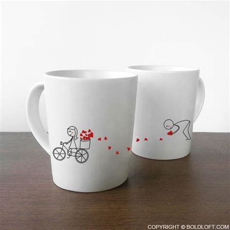 Unique His and Her Coffee Mugs, All My Love for You Couple Coffee Mugs-BoldLoft – BOLDLOFT