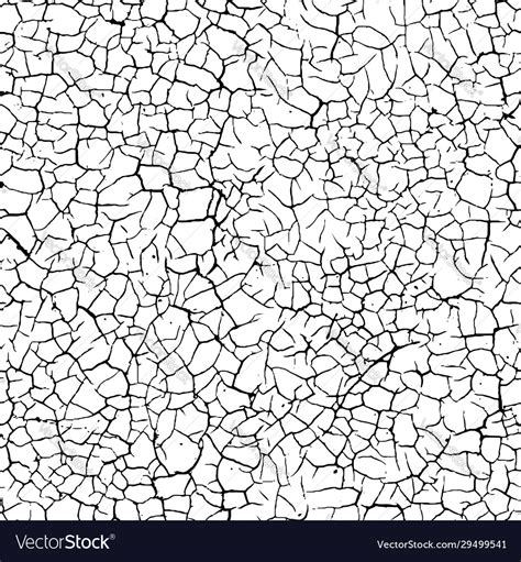 Cracked seamless pattern texture Royalty Free Vector Image