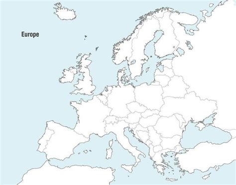 Vector Maps of Europe