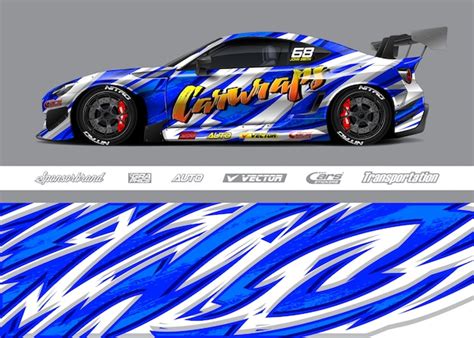 Car livery designs | Premium Vector