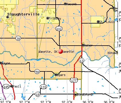 Wanette, Oklahoma (OK 74878) profile: population, maps, real estate ...