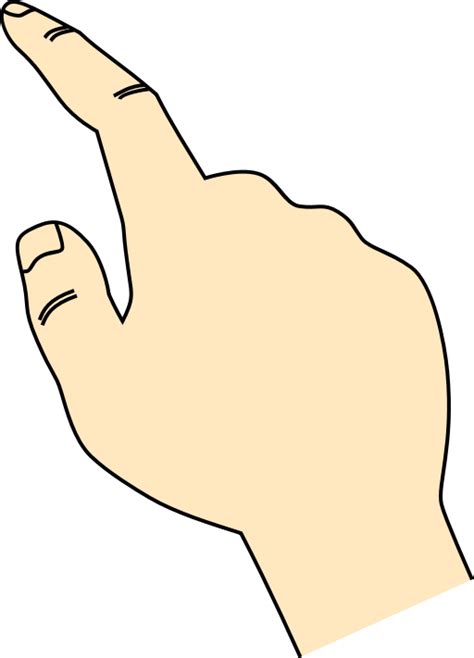 Clipart - Pointing finger