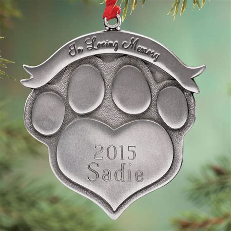 Personalized Pet Memorial Ornament - Christmas - Miles Kimball