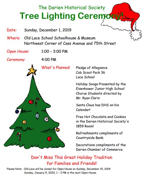 Tree Lighting Ceremony – Darien Historical Society