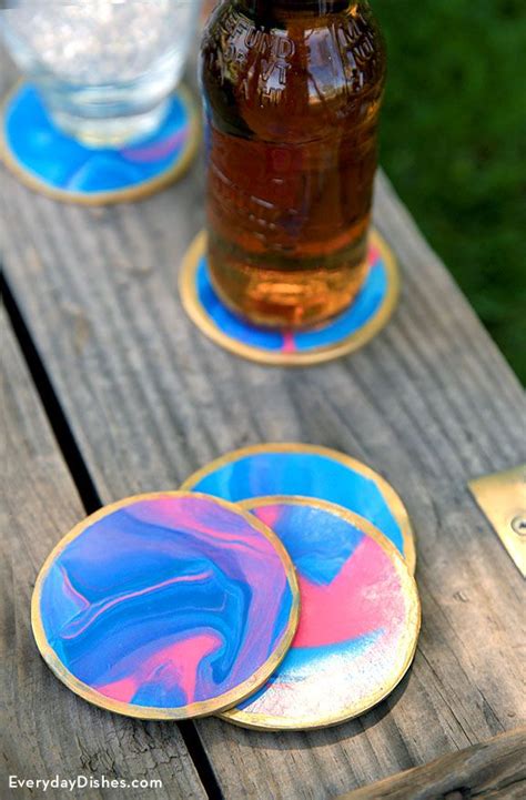 How to Make Clay Coasters | Recipe | Polymers, Diy clay and Fun crafts