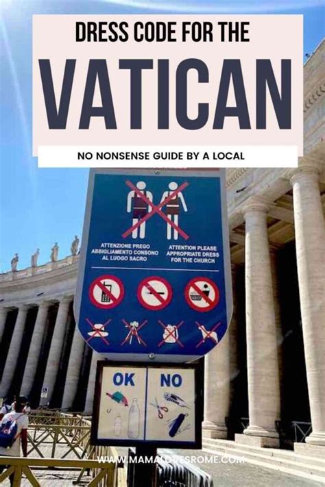 What to wear to visit the Vatican: how to get the Vatican Dress code right - Mama Loves Rome