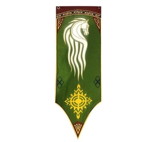 Lord of the Rings Rohan Banner Flag LOTR Gondor the Hobbit - Etsy