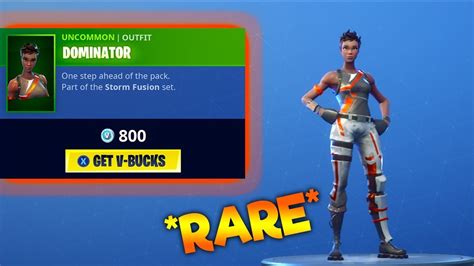 RARE DOMINATOR SKIN IS BACK! Fortnite ITEM SHOP 9th August - YouTube