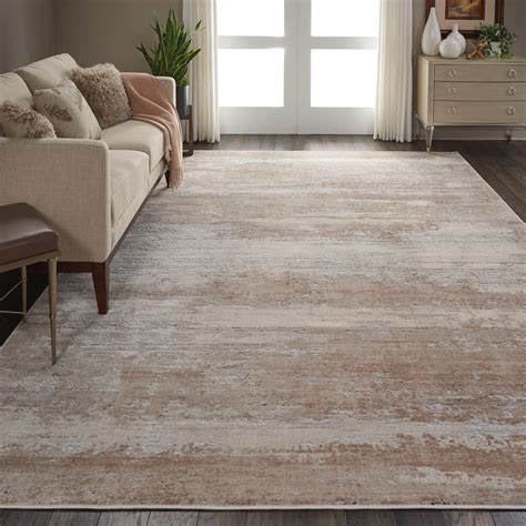 Nourison Rustic Textures Rustic Abstract Beige Area Rug - Walmart.com ...