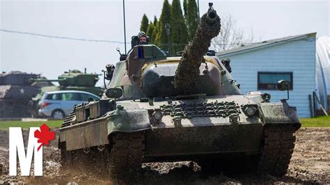 What it feels like to ride in a Leopard 1A5 tank - YouTube