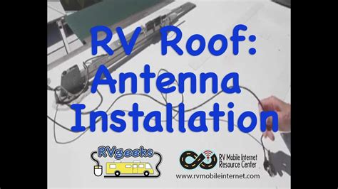 RV Roof Antenna Installation Tips (Cellular & WiFi) - YouTube