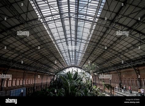 Atocha train station, Image of the city of Madrid, its characteristic architecture Stock Photo ...