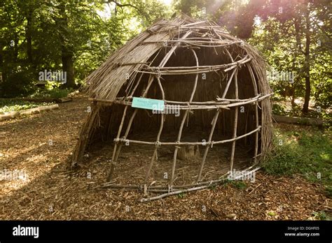 Lenape Native American reproduction Wigwam Stock Photo, Royalty Free Image: 61850549 - Alamy