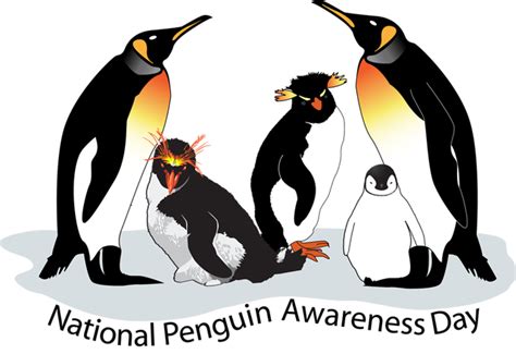 National Penguin Awareness Day | Penguin awareness day, Awareness, Penguins