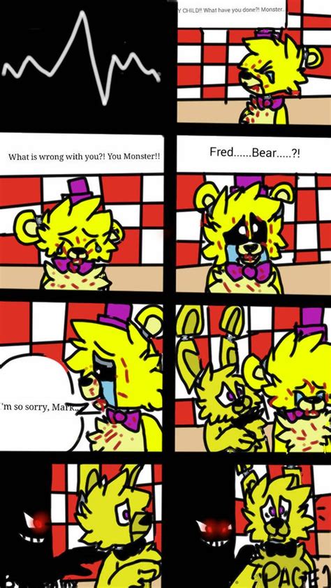 Fredbear after the bite of '87 by RainbowBlueFlame1 on DeviantArt