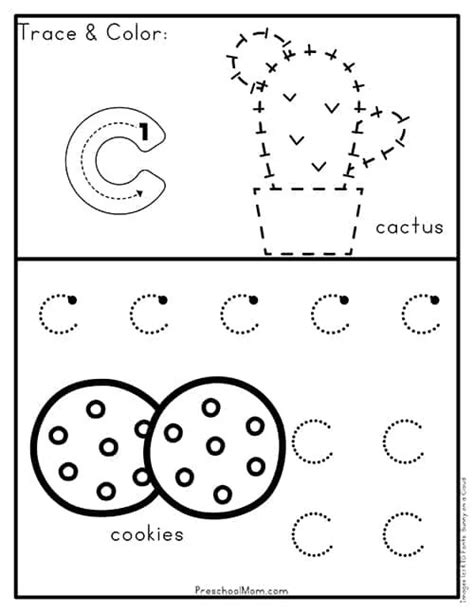 Kindergarten Letter C worksheets - Find and Color - Worksheets Library