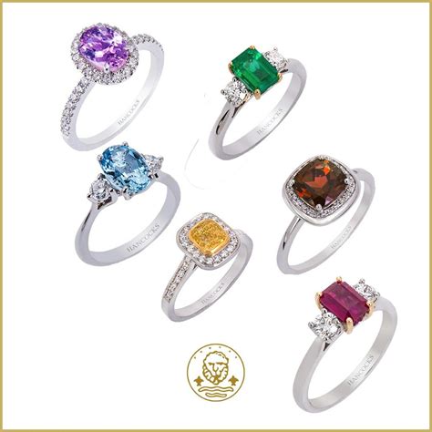 Fantastic array of coloured gemstones rings, something for everyone. Coloured Stone Rings ...