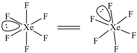 Draw the structure of xenon hexafluoride ($Xe{{F}_{6}}$) molecule and ...