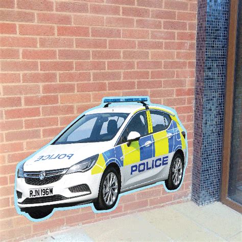 Police Car Cut-Out