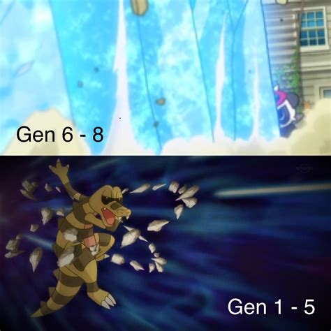 Which Stone Edge animation do you think looks better? : r/pokemon