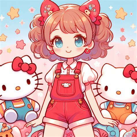 Hello Kitty Anime Girl Cute (AI Images) by Kittykun123 on DeviantArt