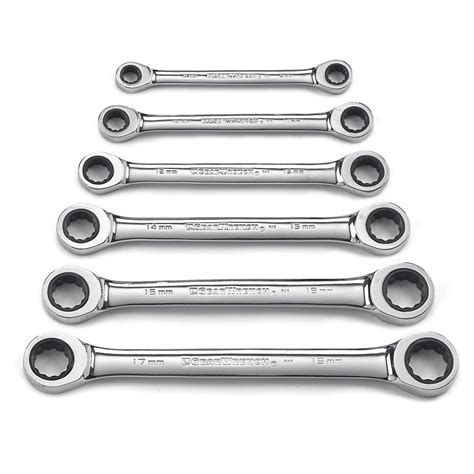 GEARWRENCH RATCHET WRENCH SET DOUBLE BOX METRIC 6PC - Collier & Miller