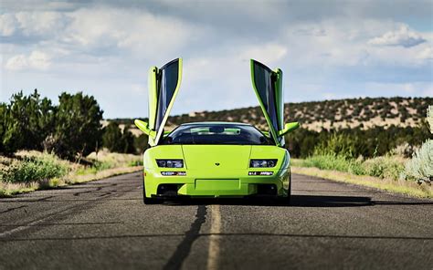 Lamborghini With Butterfly Doors Wallpaper