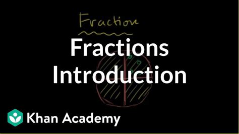 Introduction to fractions - YouTube