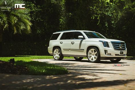 White Cadillac Escalade Enhanced by Chrome Details and Jaw-Dropping ...