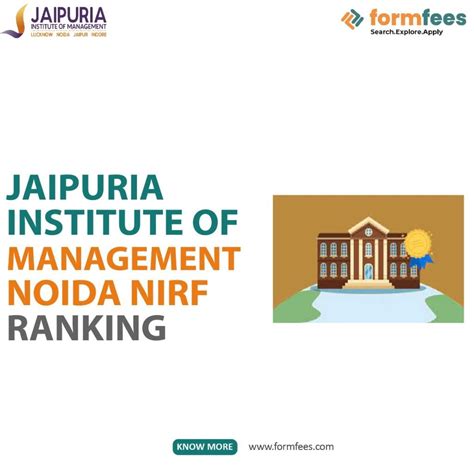 Jaipuria Institute of Management Noida NIRF Ranking – Formfees