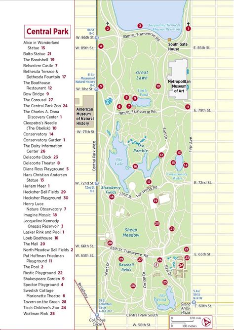 Maps in New York City | Frommer's | Central park map, Map of new york ...