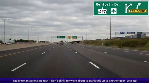 North America's Busiest Freeway: Eastbound Ontario Highway 401 thru ...