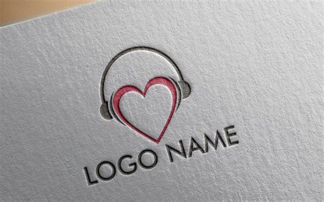 Love Music Logo Template #143322 - TemplateMonster