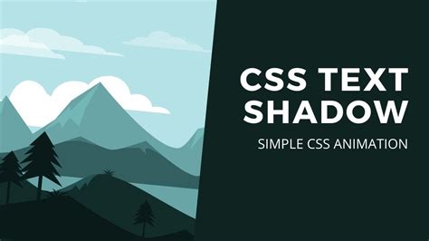 CSS Text Animation with Shadow Effect | CSS Animation Examples