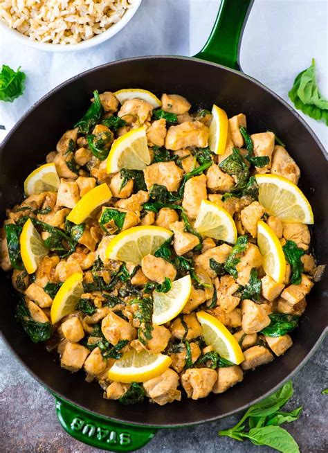 Basil Chicken with Lemon and Spinach – Well Plated by Erin