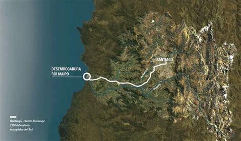 Rio Maipo: mapa, y todo lo que desconoce sobre él