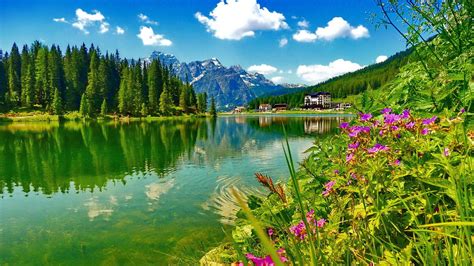 Lake Holiday Serenity Nice Lovely Mountain Ultra 3840x2160 Hd Wallpaper 1491831 : Wallpapers13.com