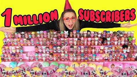 1 MILLION SUBSCRIBER SPECIAL!!! ENTIRE LOL SURPRISE DOLL COLLECTION + FAN MAIL | Toy Caboodle ...