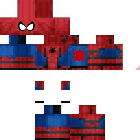 Spiderman Minecraft Pe Skin