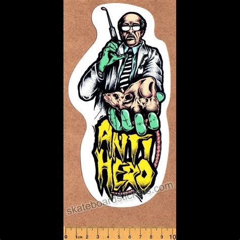 Anti Hero Mad Scientist Skateboard Sticker | Skateboard stickers, Anti hero skateboards, Skate ...