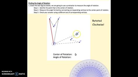 Angle Of Rotation Examples