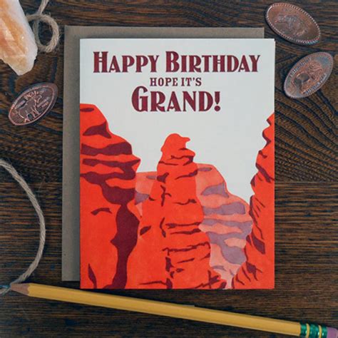 grand canyon birthday – a. favorite design